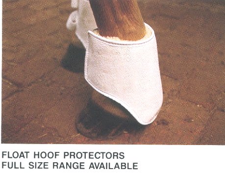 SHEEPSKIN FLOAT HOOF PROTECTORS