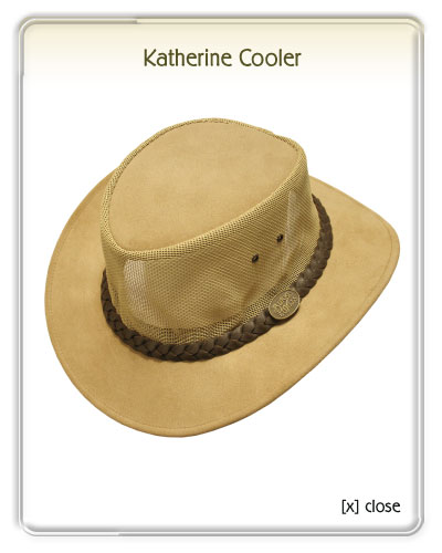 The Deluxe KATHERINE COOLER Unisex HAT in Suede and Mesh : $75